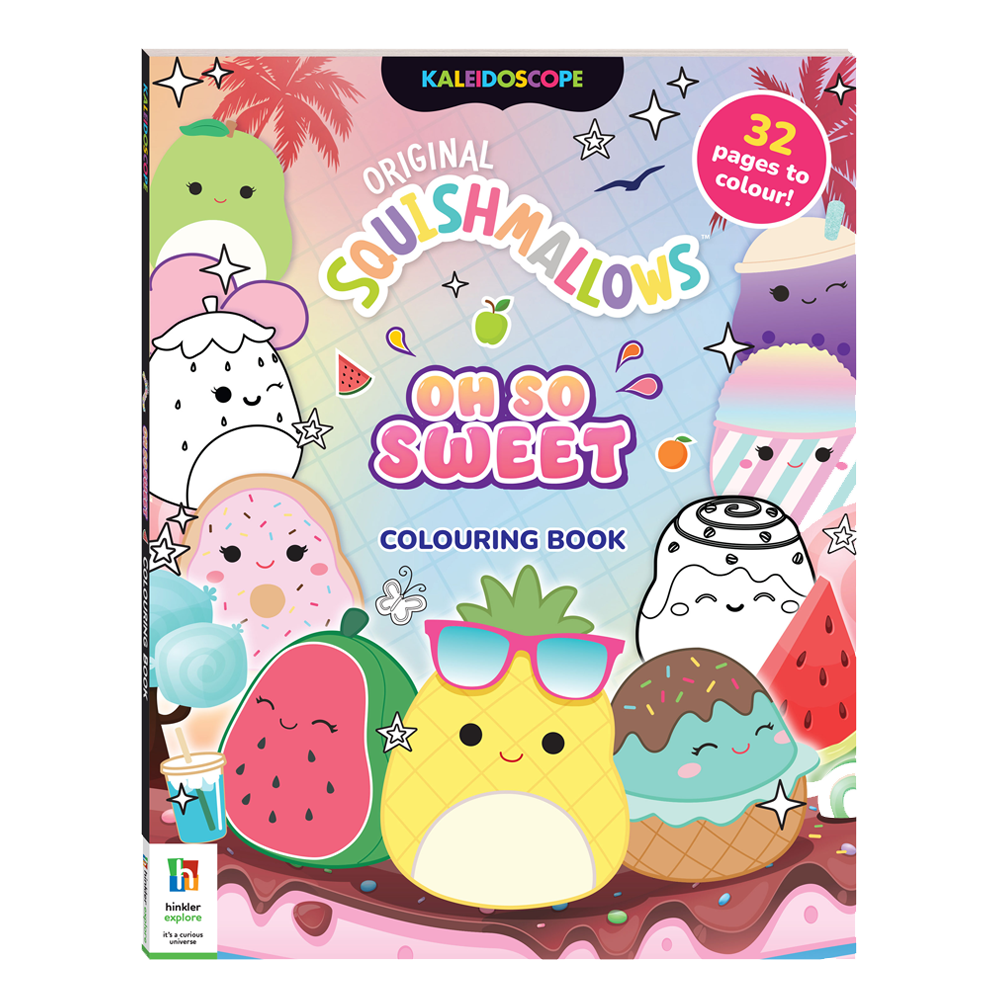 Kaleidoscope Squishmallows Colouring Book Oh So Sweet