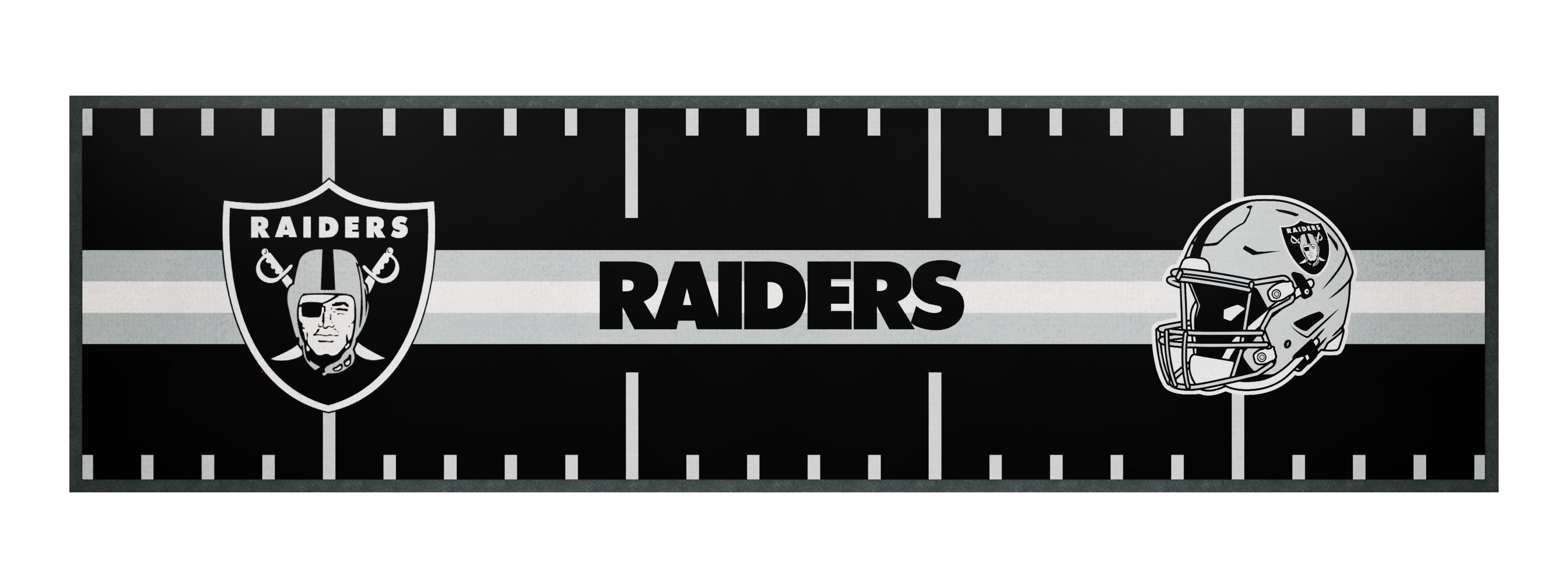 Las Vegas Raiders NFL Bar Runner