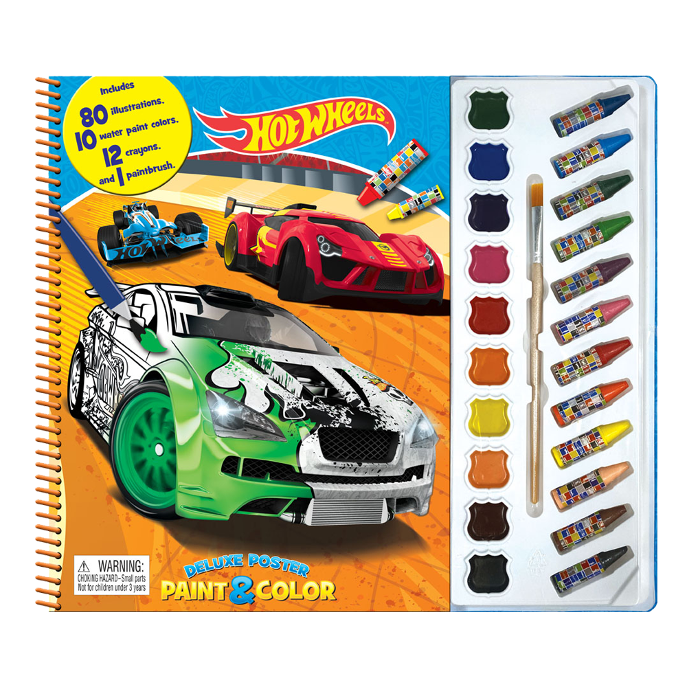 MATTEL HOT WHEELS DELUXE POSTER PAINT