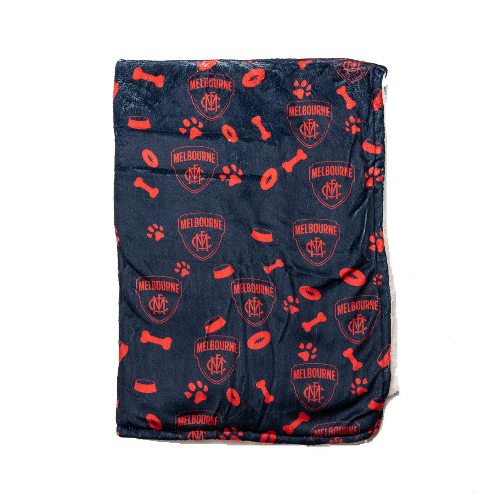 Melbourne Demons AFL Dog Blanket