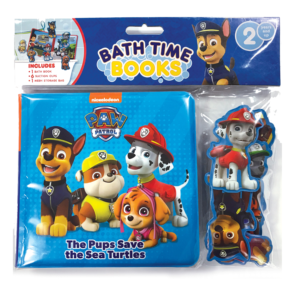 NICK PAW PATROL BATHTIME BOOKS (EVA bag)