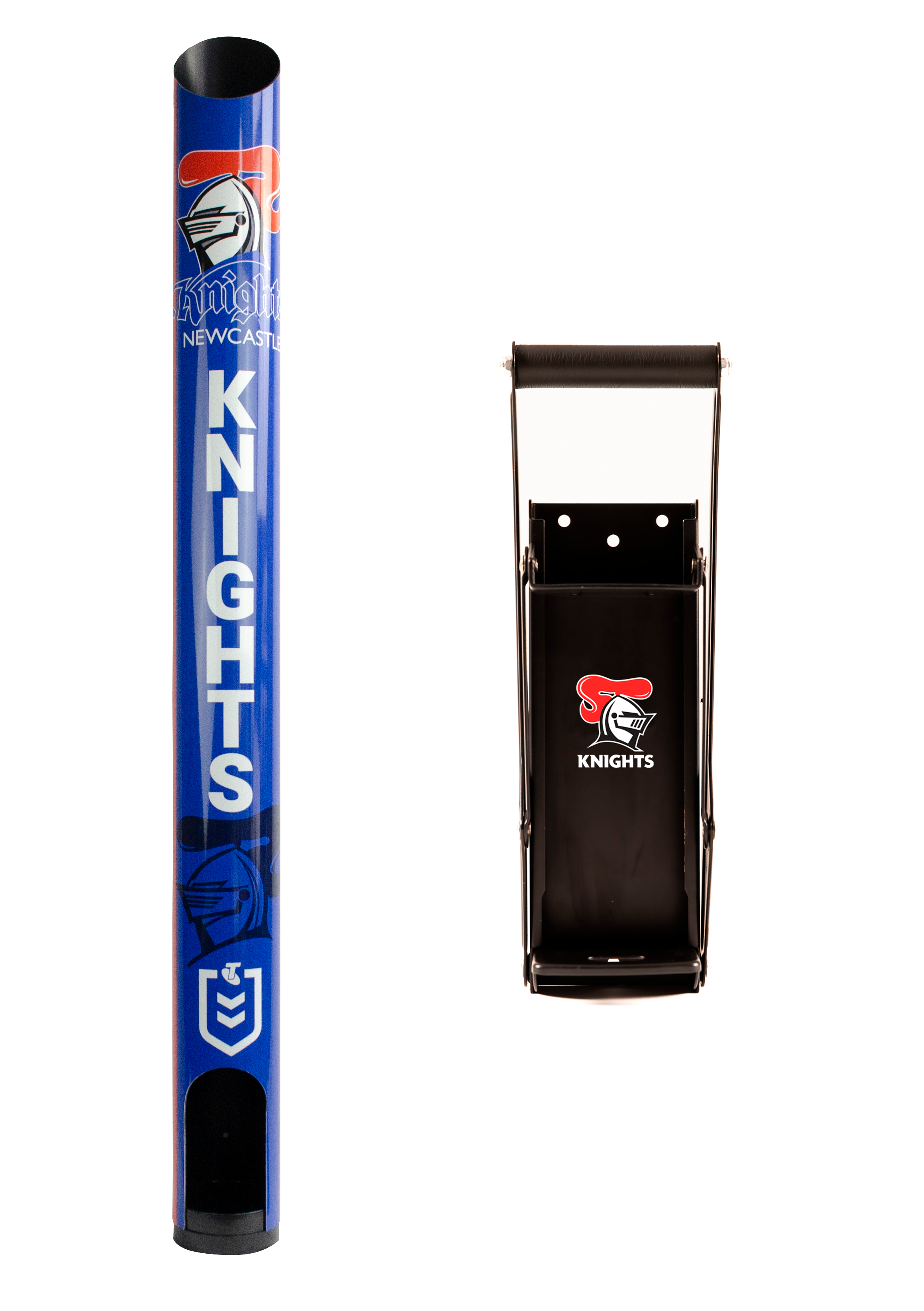 Newcastle Knights NRL Dispenser + Can Crusher Combo