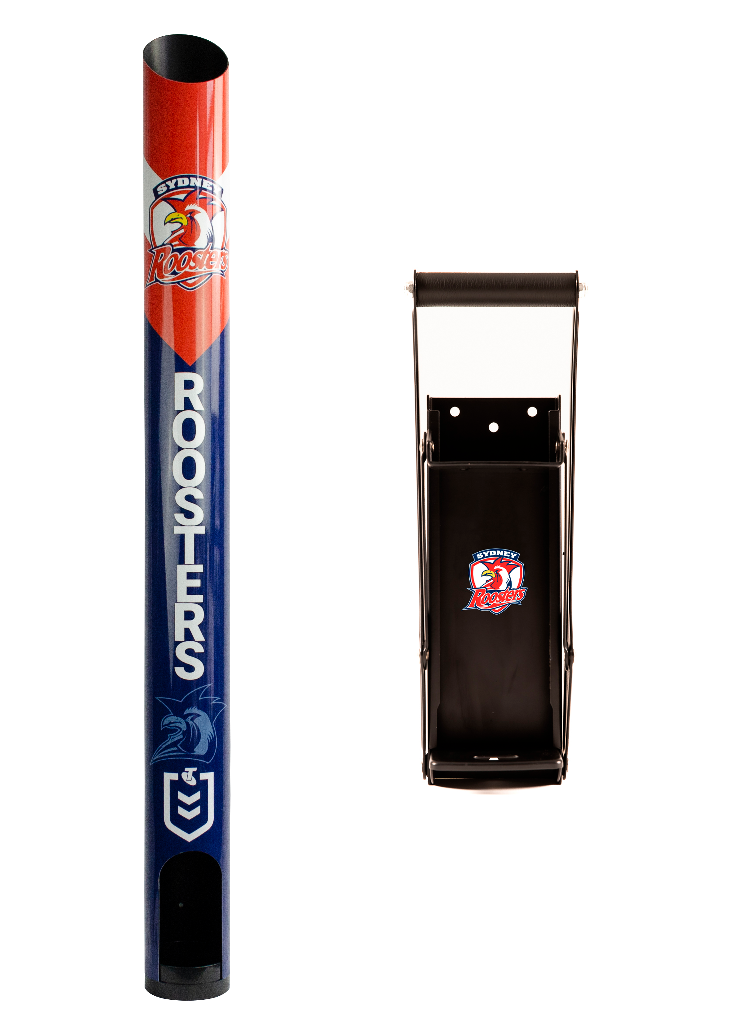 Sydney Roosters NRL Dispenser + Can Crusher Combo