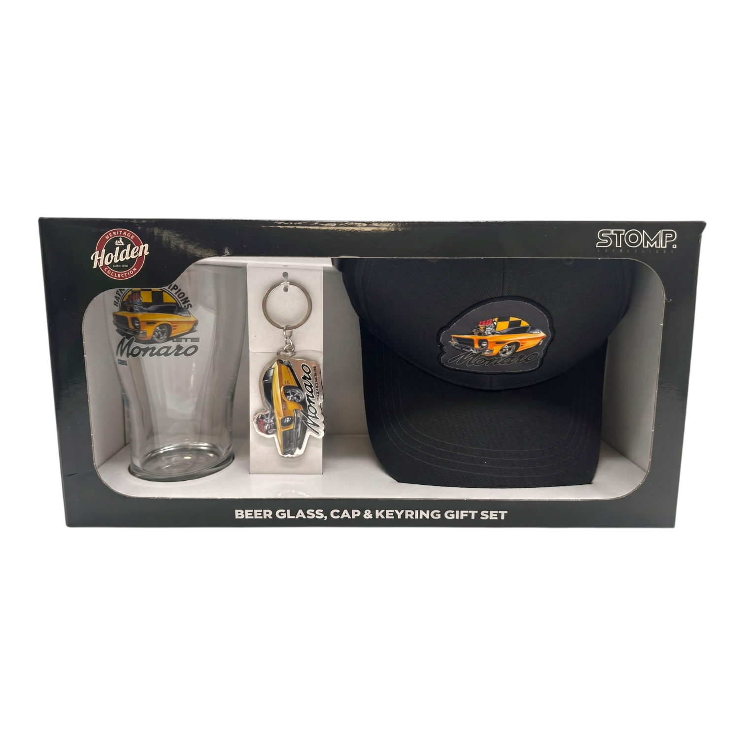 Monaro Gift Pack (Keyring, Glass, Hat)