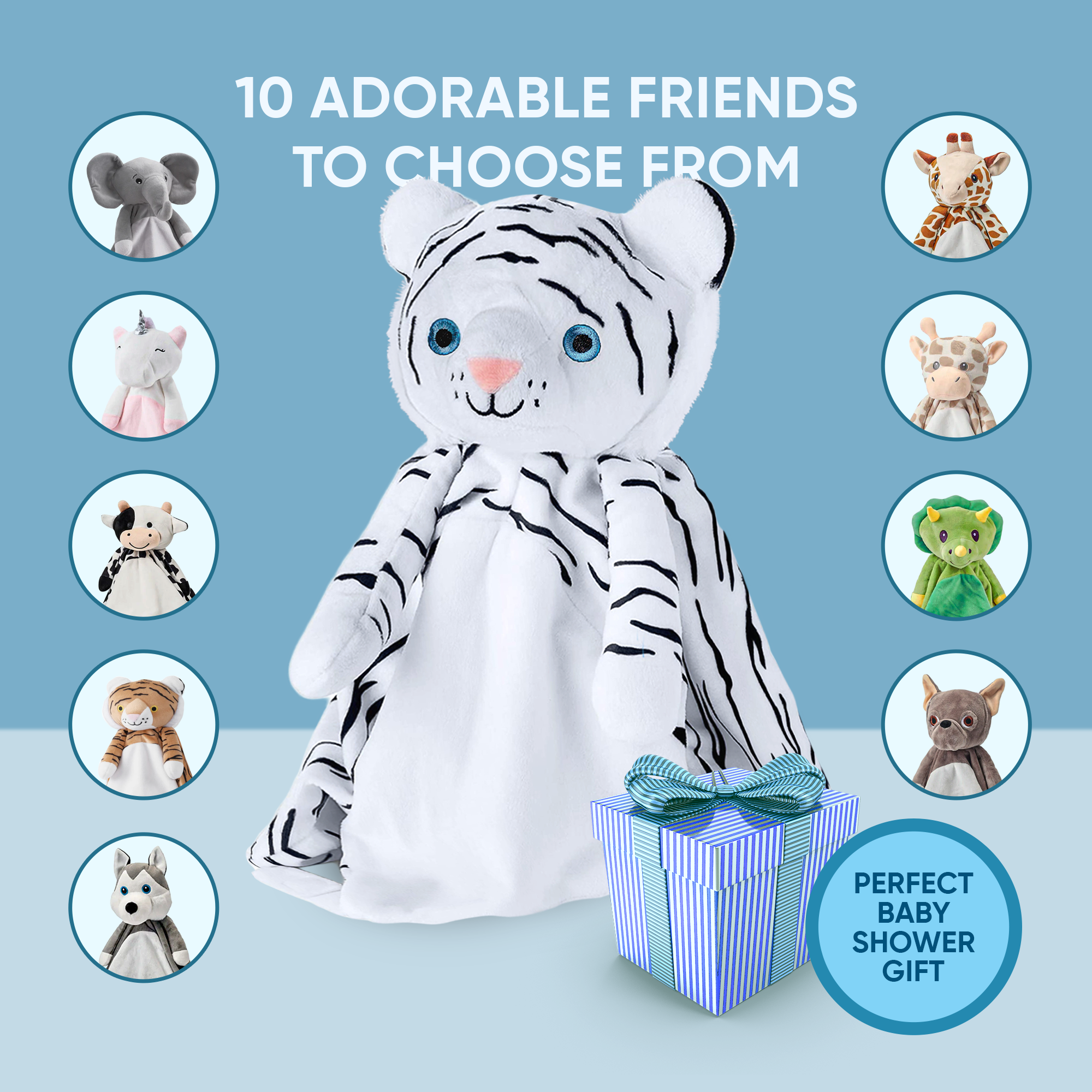 White Tiger Musical Comforter