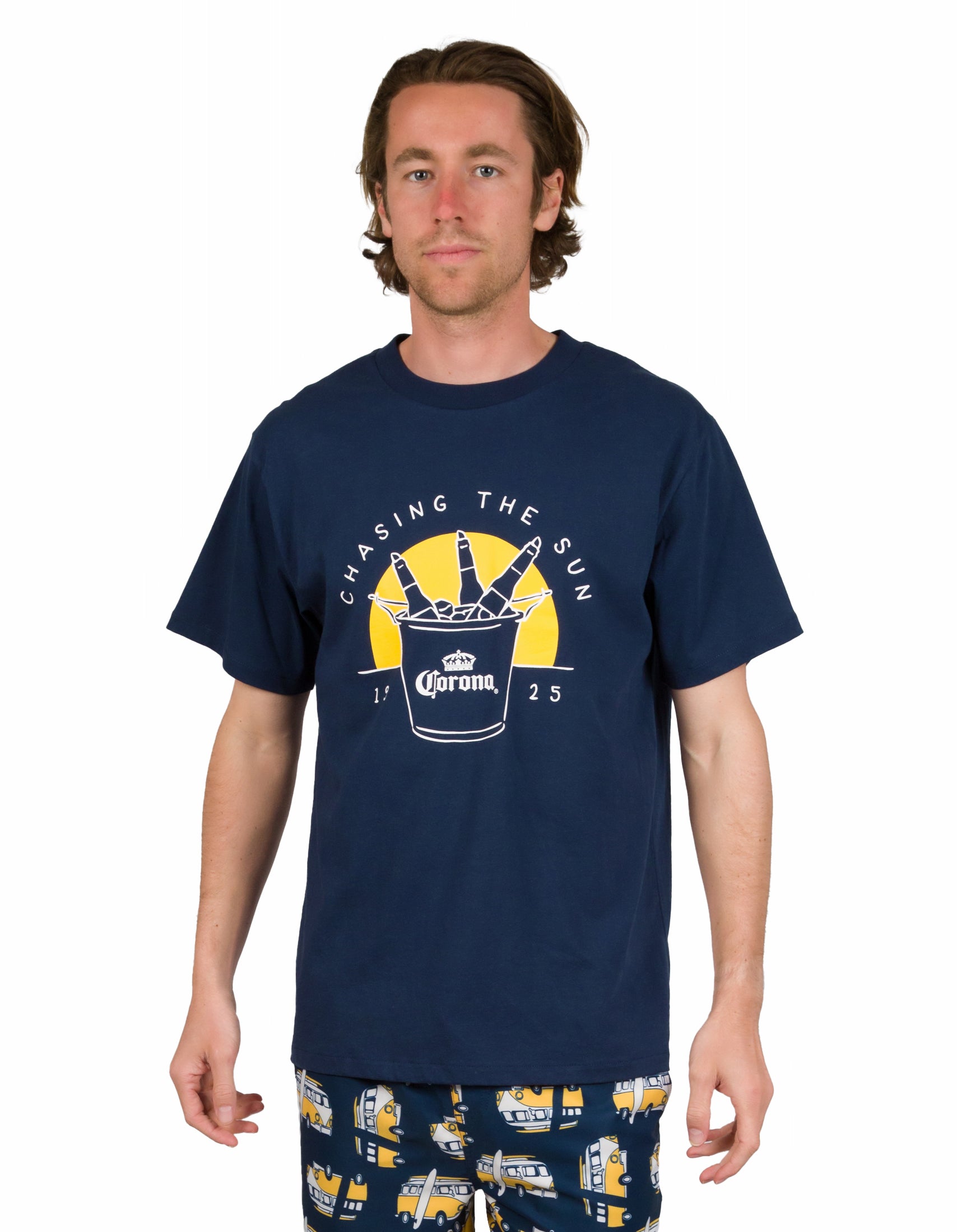 CORONA BUCKET TEE - NAVY