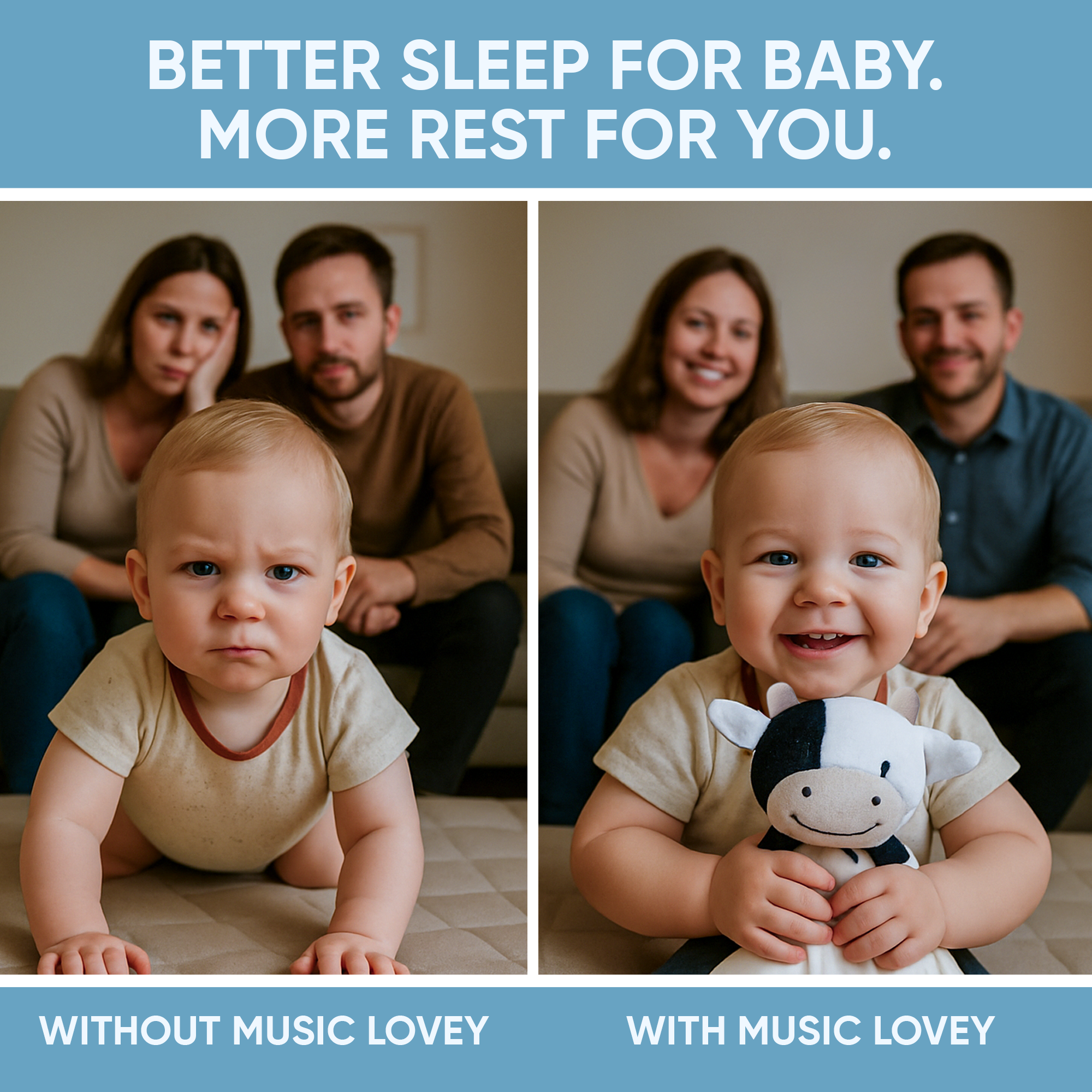 Cow Musical Comforter