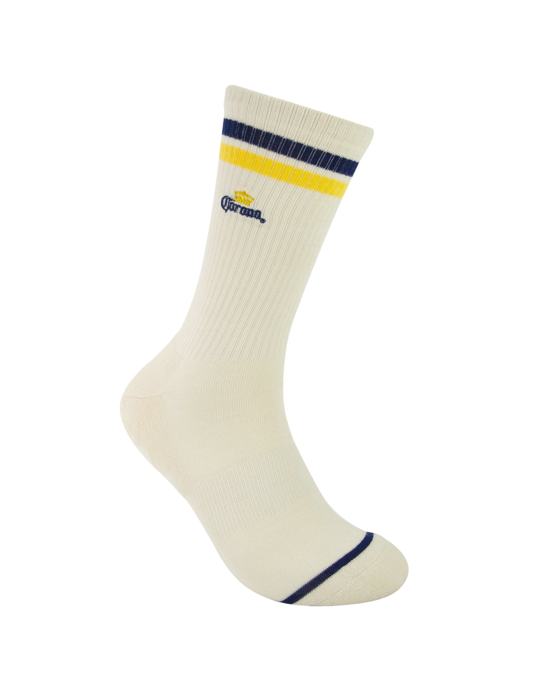 CORONA RETRO SNEAKER SOCK - 2 PACK - CREAM - M/L
