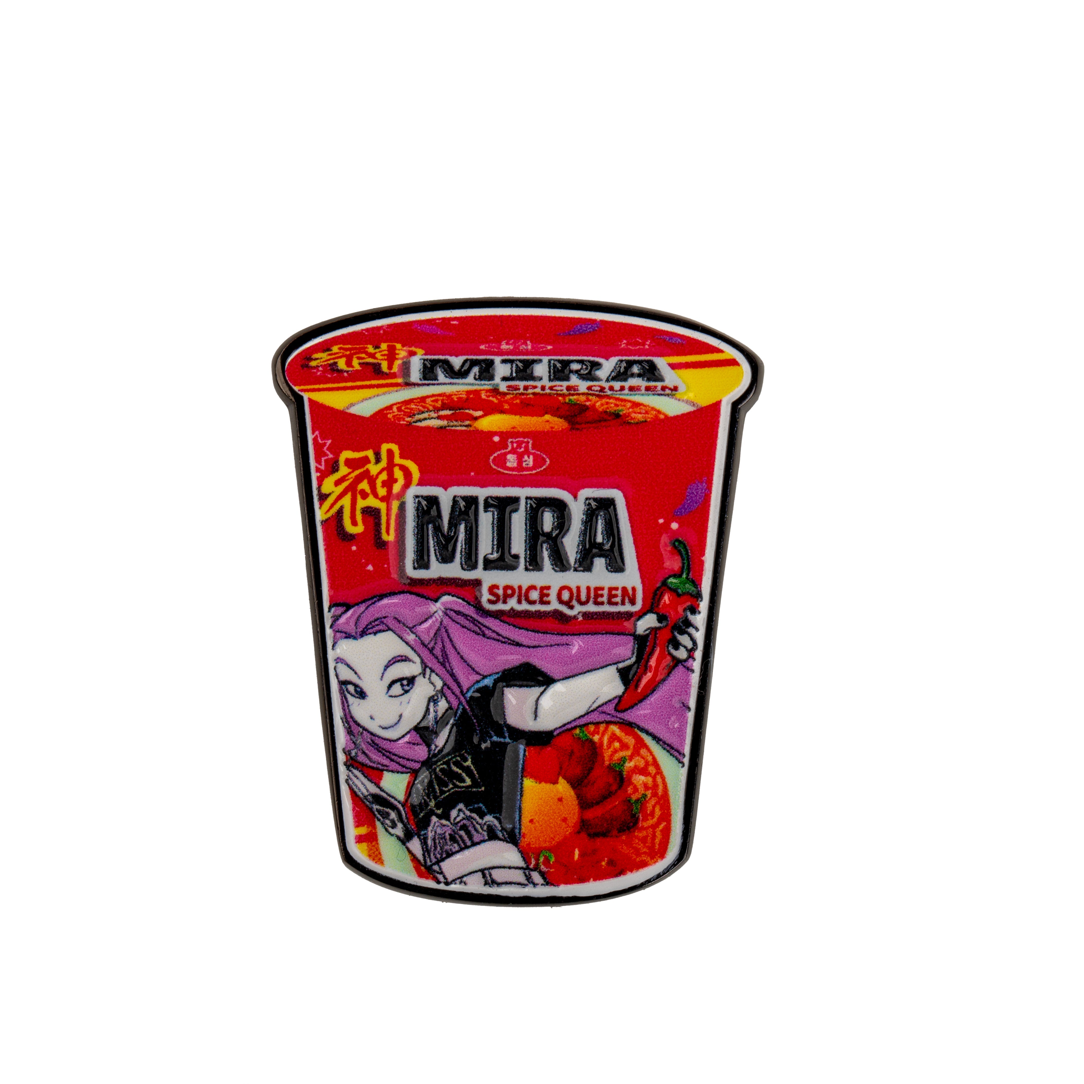 K-Pop Demon Hunters Mira Speice Queen Noodles Pin