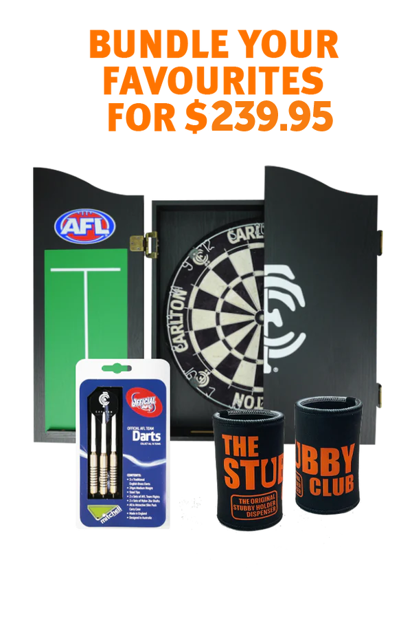 AFL Ultimate Dartboard and Cabinet Pack