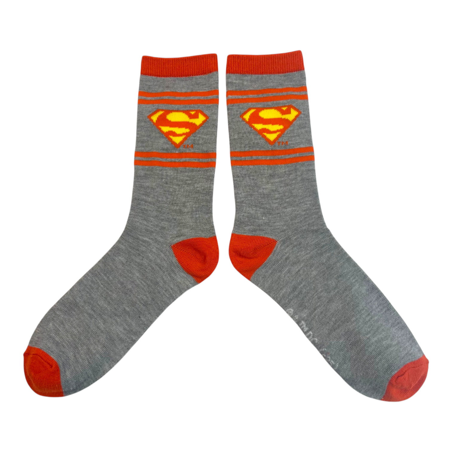Superman Crew Kids Socks 4 Pack Asst. Size 13-3