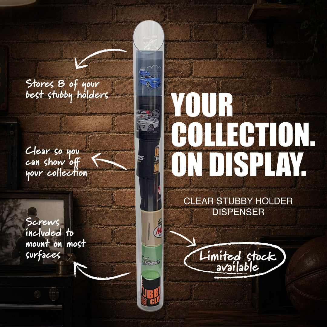 CLEAR STUBBY HOLDER DISPENSER