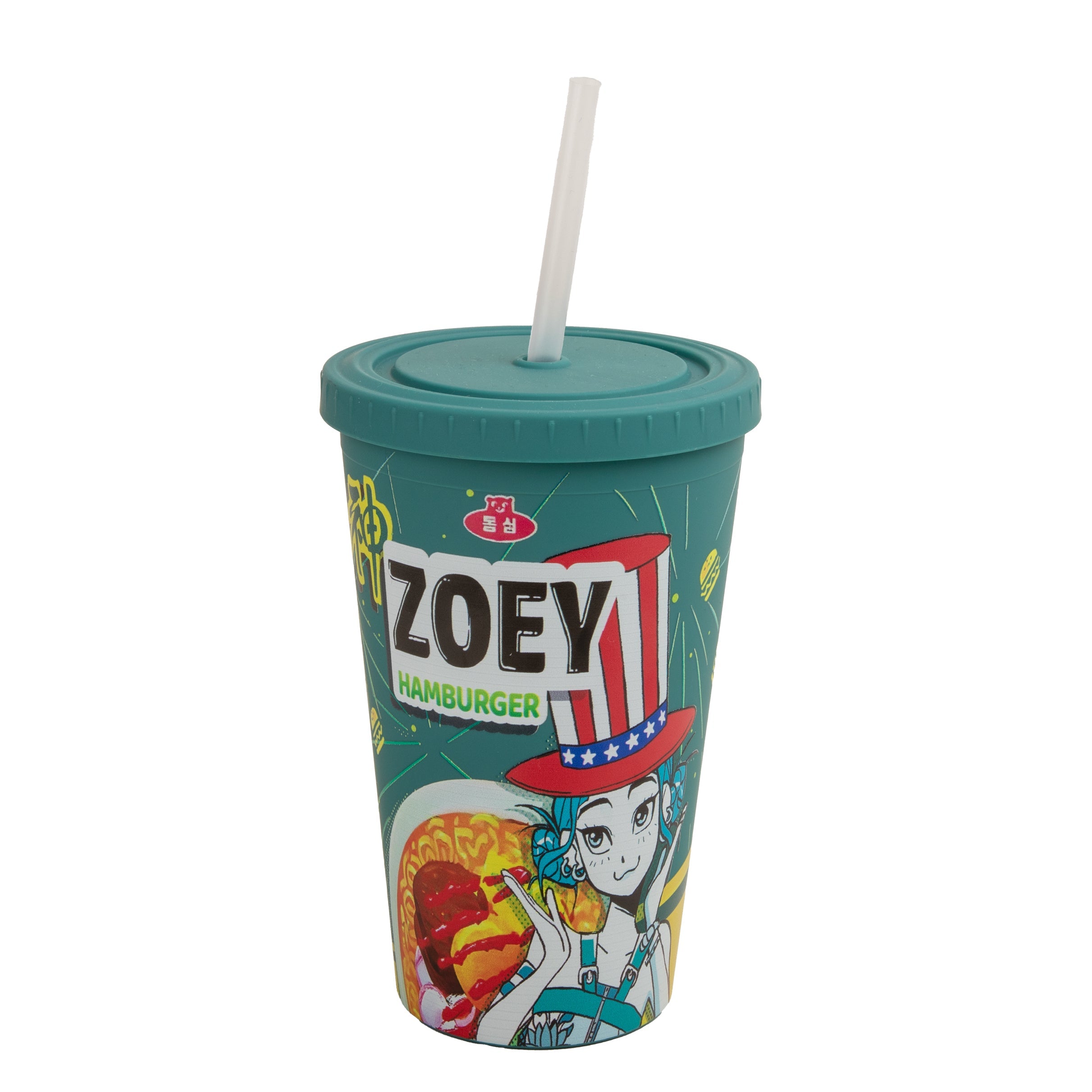 K-Pop Demon Hunters Zoey Hamburger Tumbler