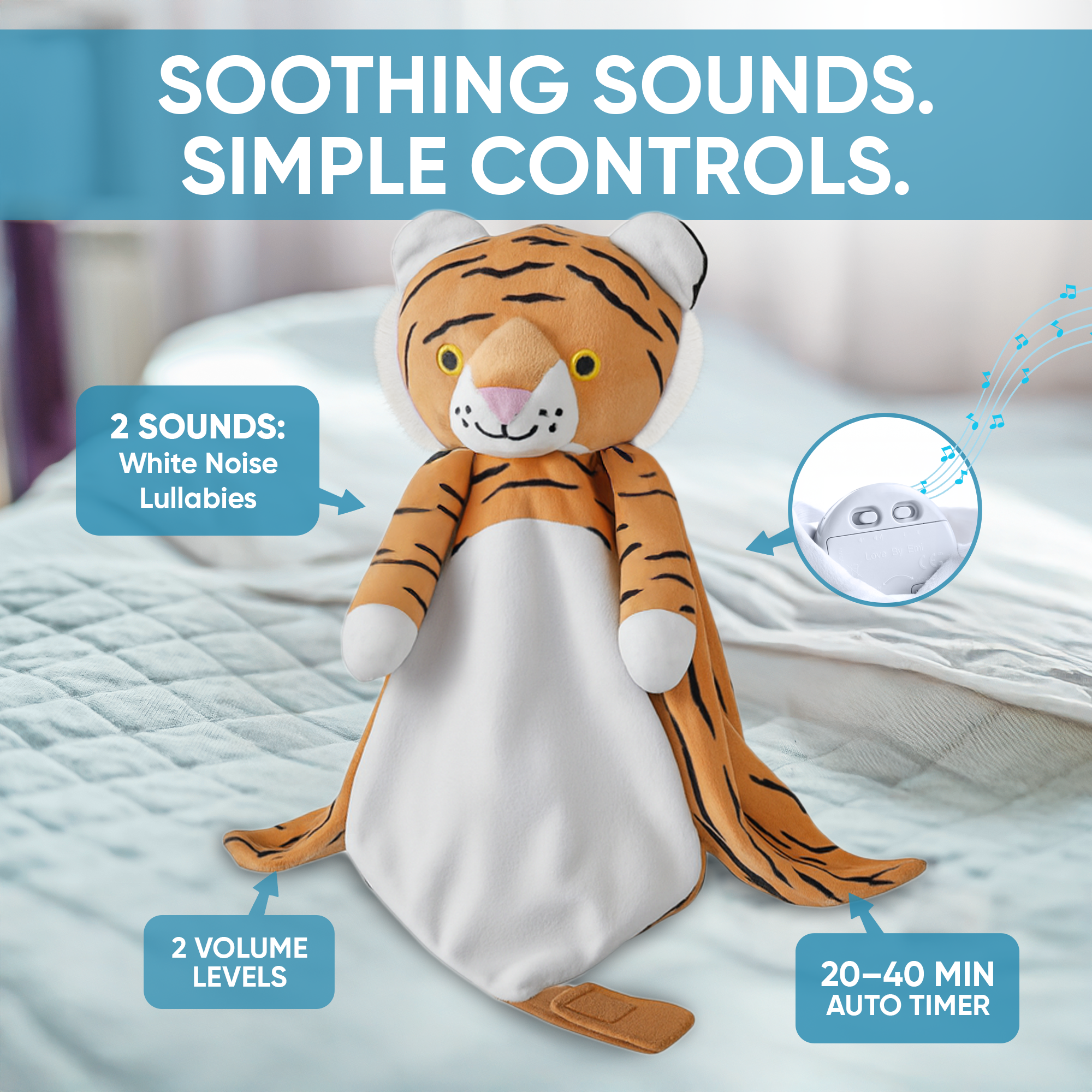 Tiger Musical Comforter