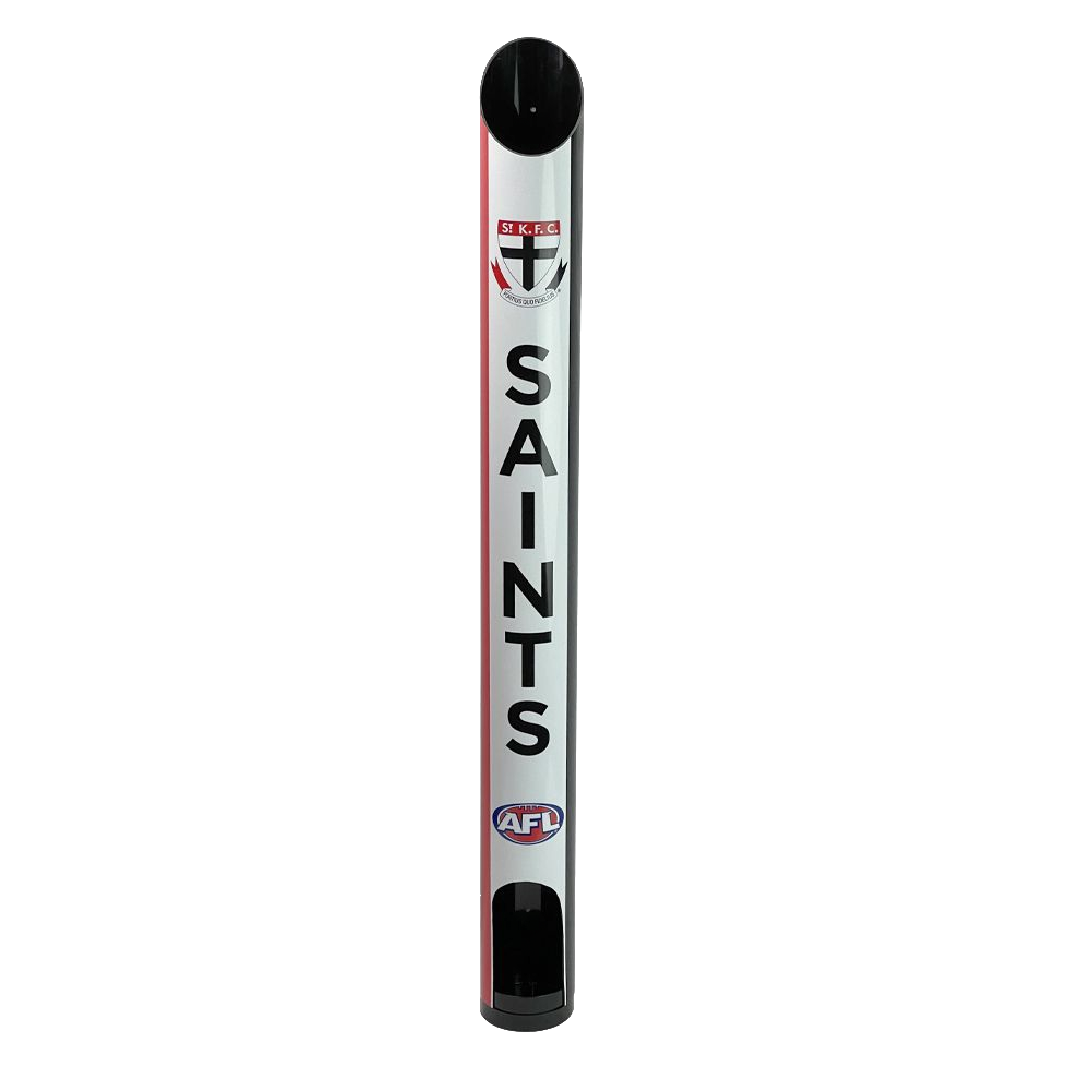 PERSONALISED ST KILDA SAINTS AFL STUBBY HOLDER DISPENSER