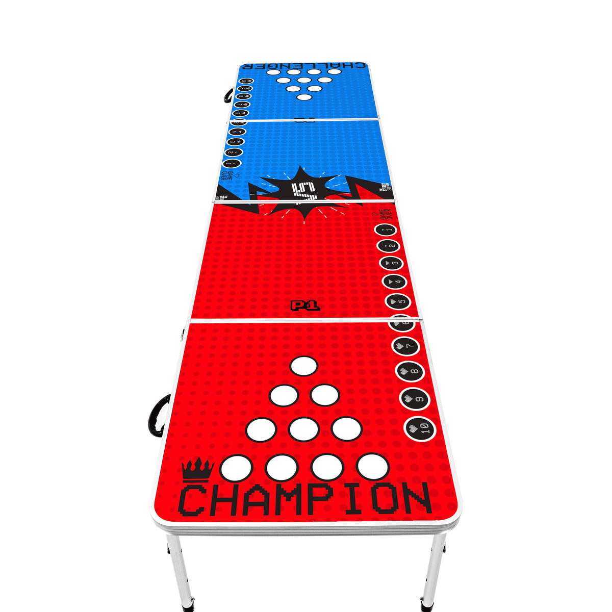 Champions vs Challengers Beer Pong Table