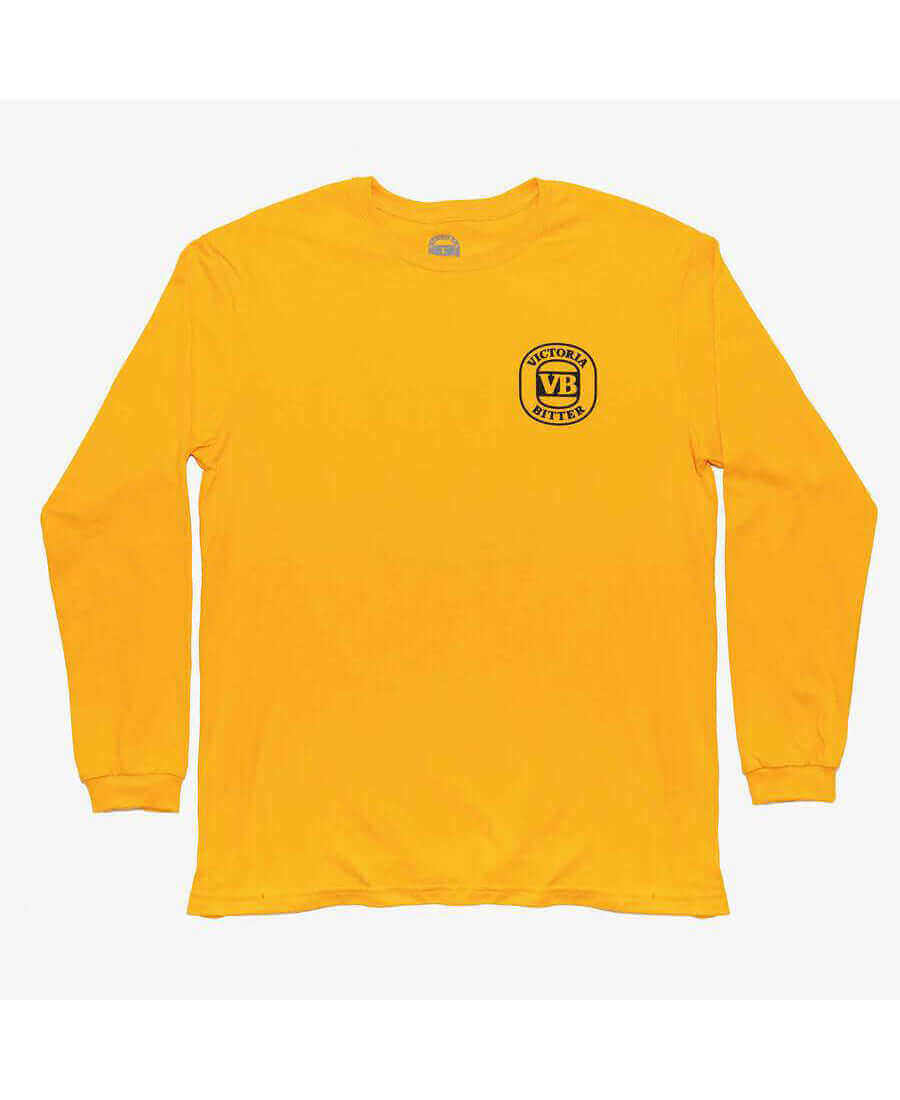 VERY BEST LONG SLEEVE TEE YEALLOW- VICOTIA BITTER_TEAM_STUBBY CLUB