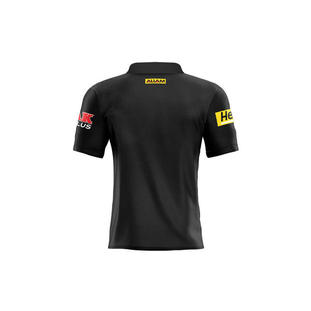 Penrith Panthers Black Media Polo 23