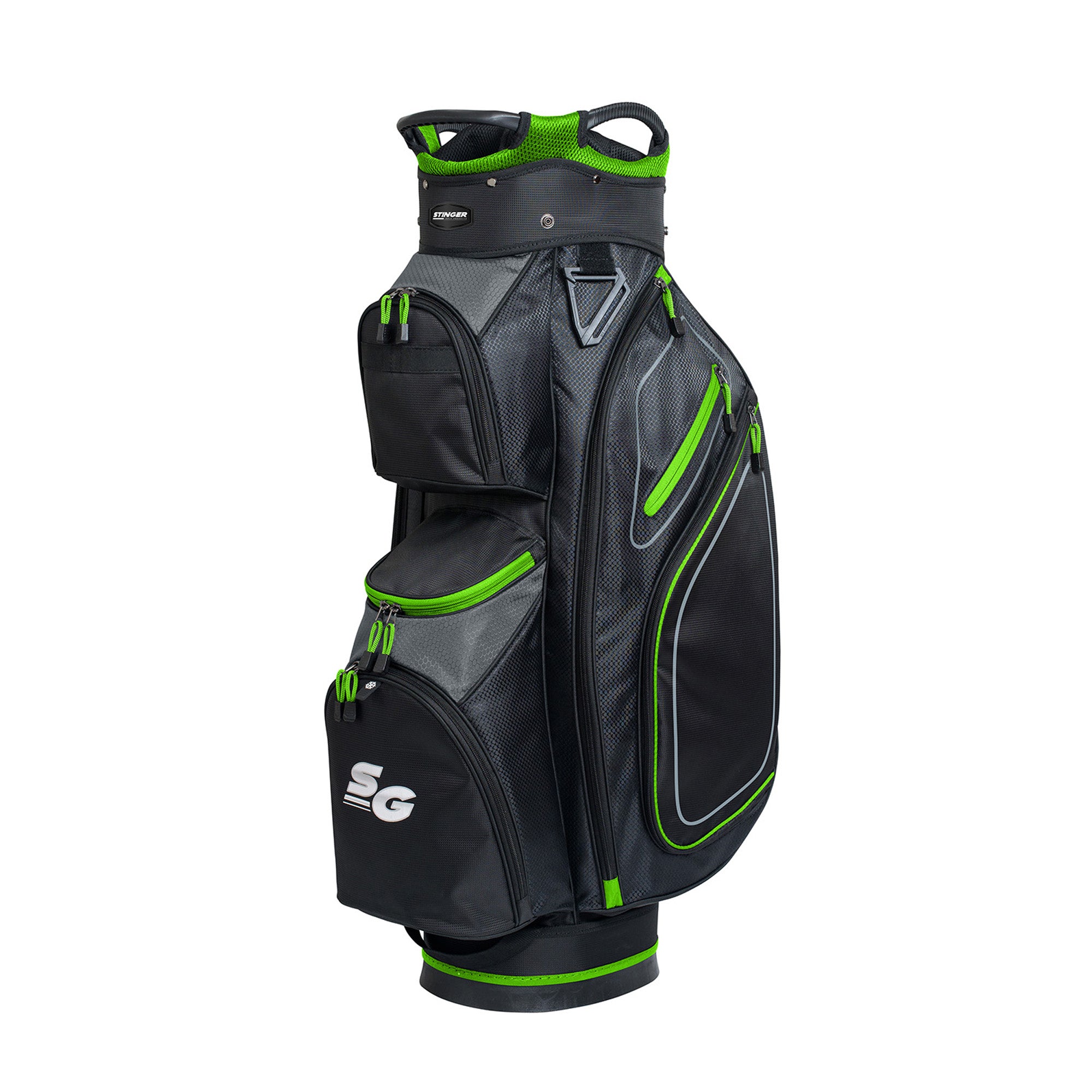 Stinger Lightweight Golf Bag-Black/Lime