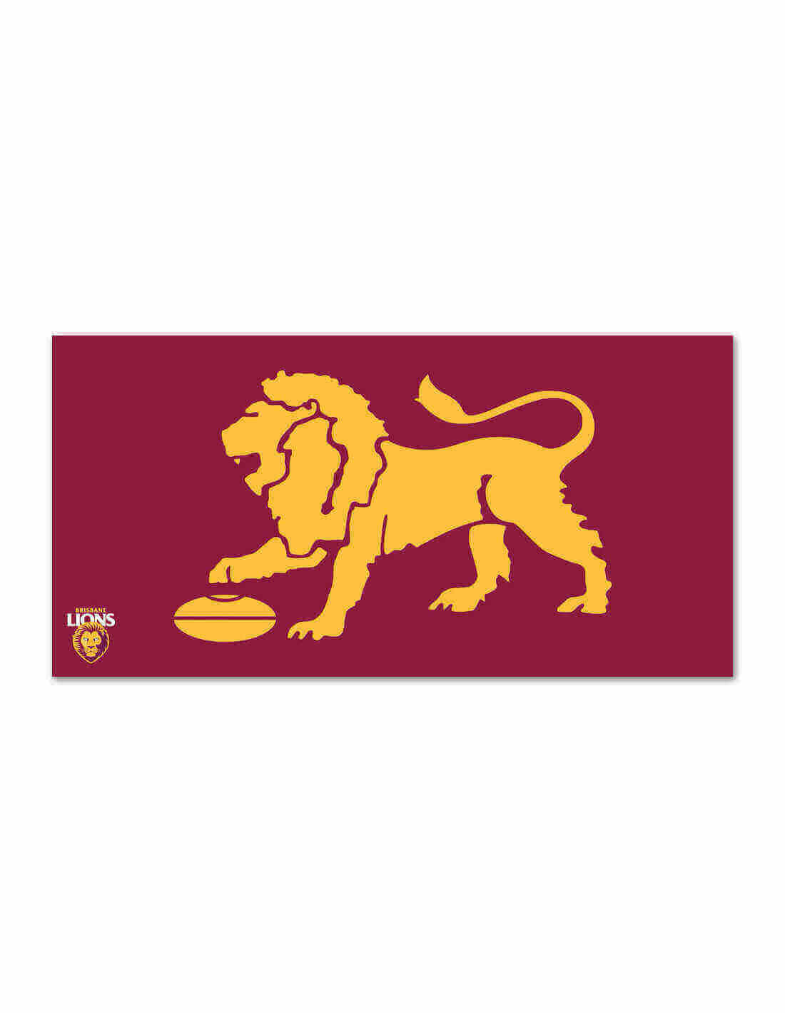 BRISBANE LIONS AFL POLE FLAG_BRISBANE LIONS_ STUBBY CLUB