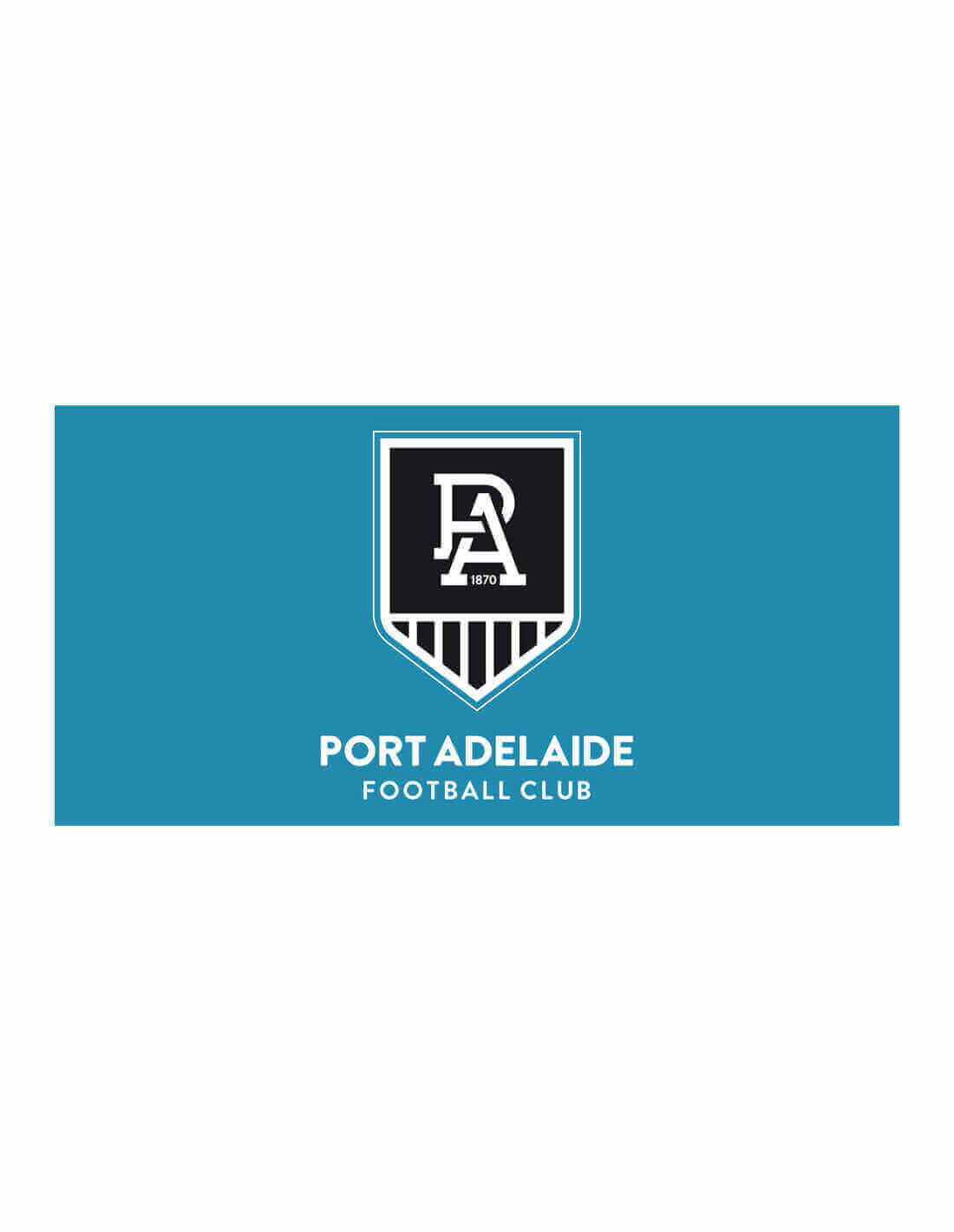 PORT ADELAIDE POWER AFL PLOE FLAG_PORT ADELAIDE POWER_STUBBY CLUB