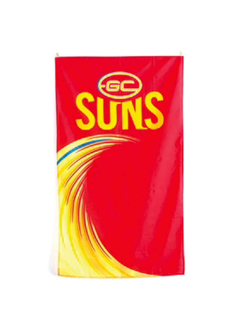 GOLD COAST SUNS AFL SUPPORTER FLAG_GOLD COAST SUNS_STUBBY CLUB