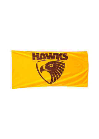 HAWTHORN HAWKS AFL POLE FLAG_HAWTHORN HAWKS_STUBBY CLUB