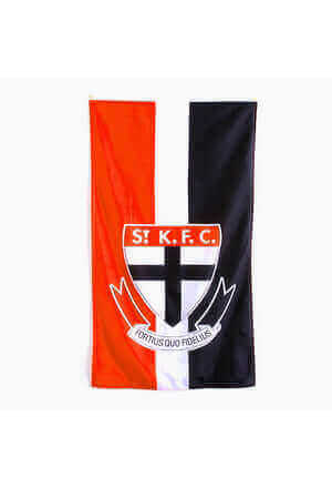 ST KILDA SAINTS AFL STUBBY HOLDER SUPPORTER FLAG_ST KILDA SAINTS_STUBBY CLUB