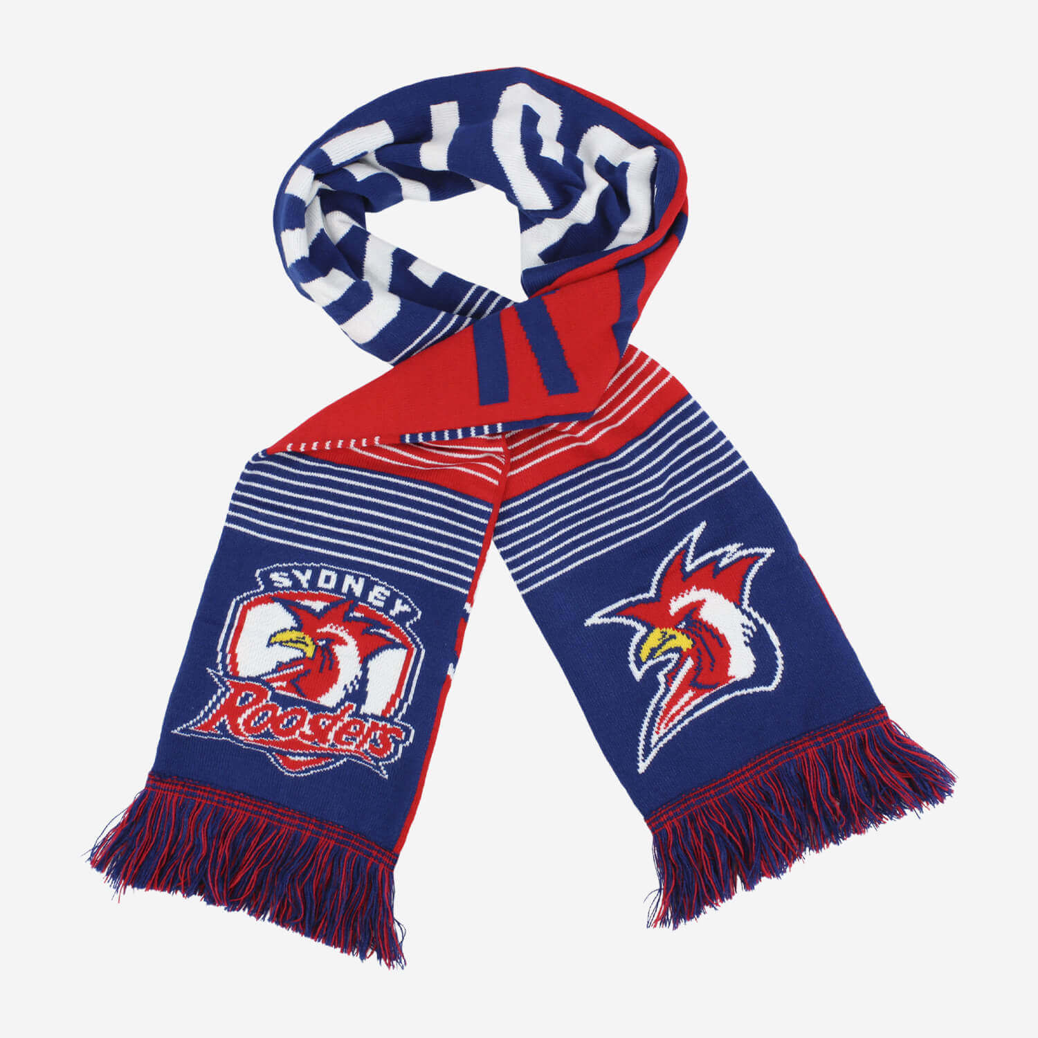 SYDNEY ROOSTERS NRL LINEBREAK SCARF_SYDNEY ROOSTERS_STUBBY CLUB