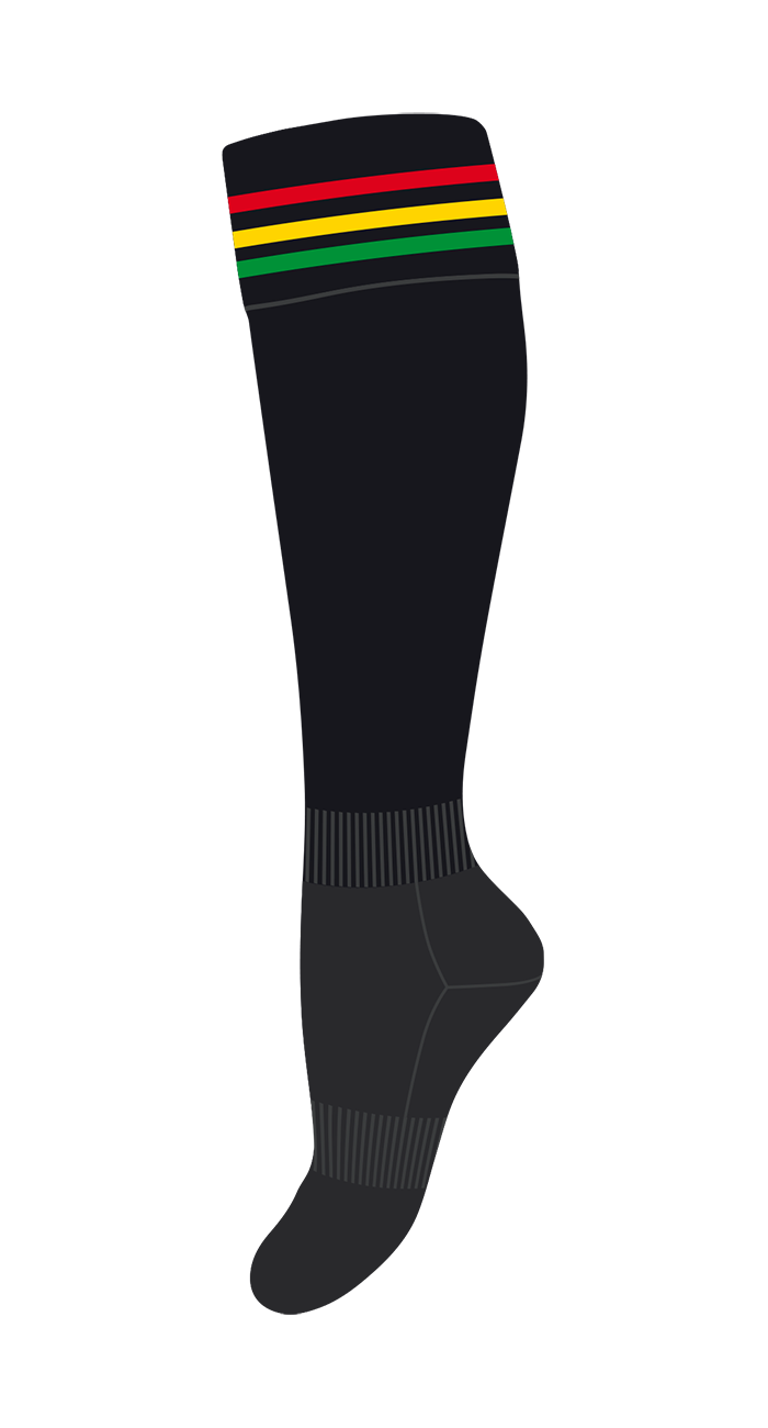 PENRITH PANTHERS NRL PERFORMANCE SOCKS_PENRITH PANTHERS_STUBBY CLUB