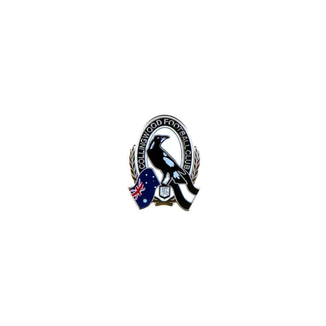 COLLINGWOOD MAGPIES AFL LOGO PIN_COLLINGWOOD MAGPIES_STUBBY CLUB