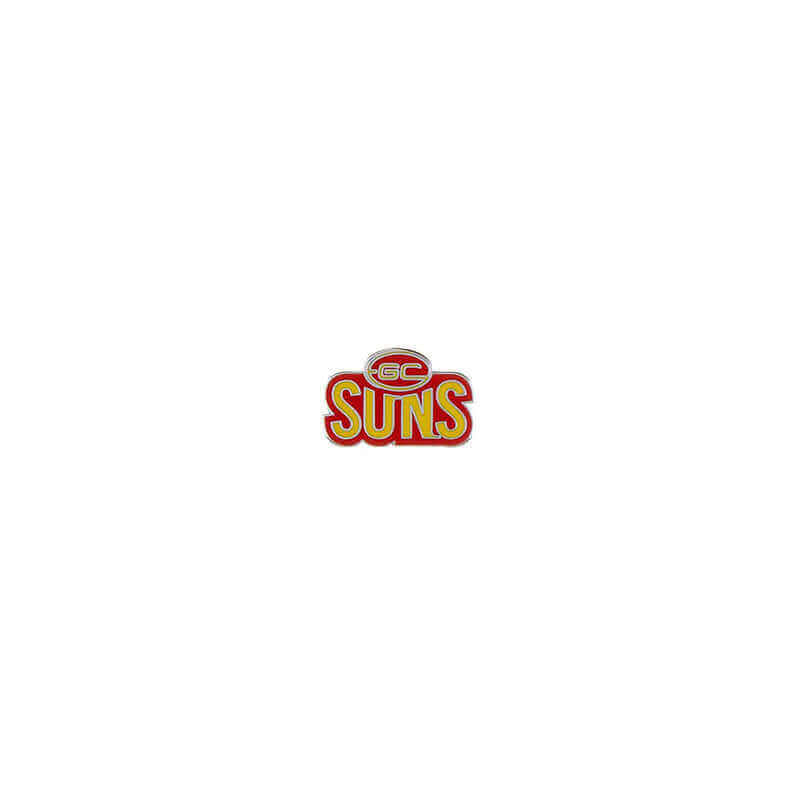 GOLD COAST SUNS AFL LOGO PIN_GOLD COAST SUNS_STUBBY CLUB