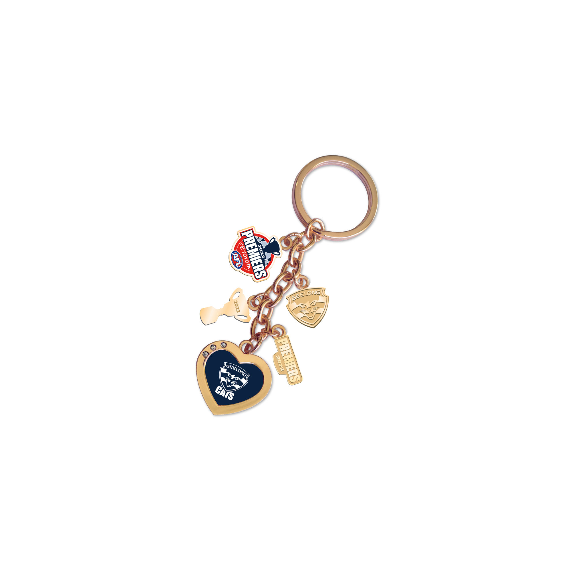 Geelong Cats Premiers Charm Keychain (Pre-Order November)