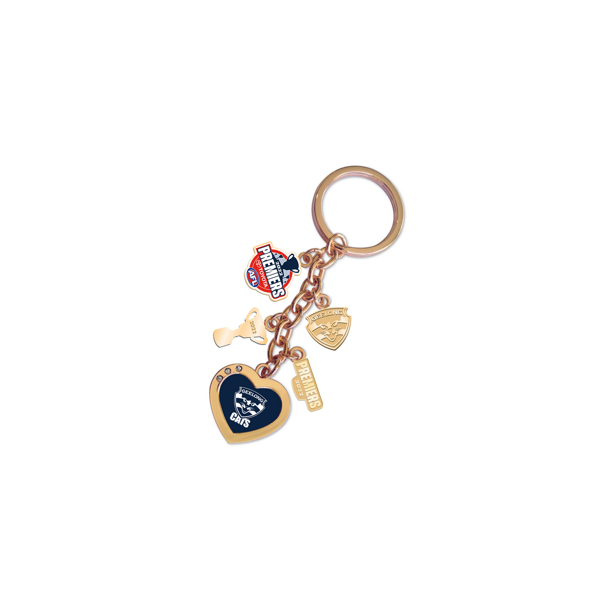 Geelong Cats Premiers Charm Keychain (Pre-Order November)