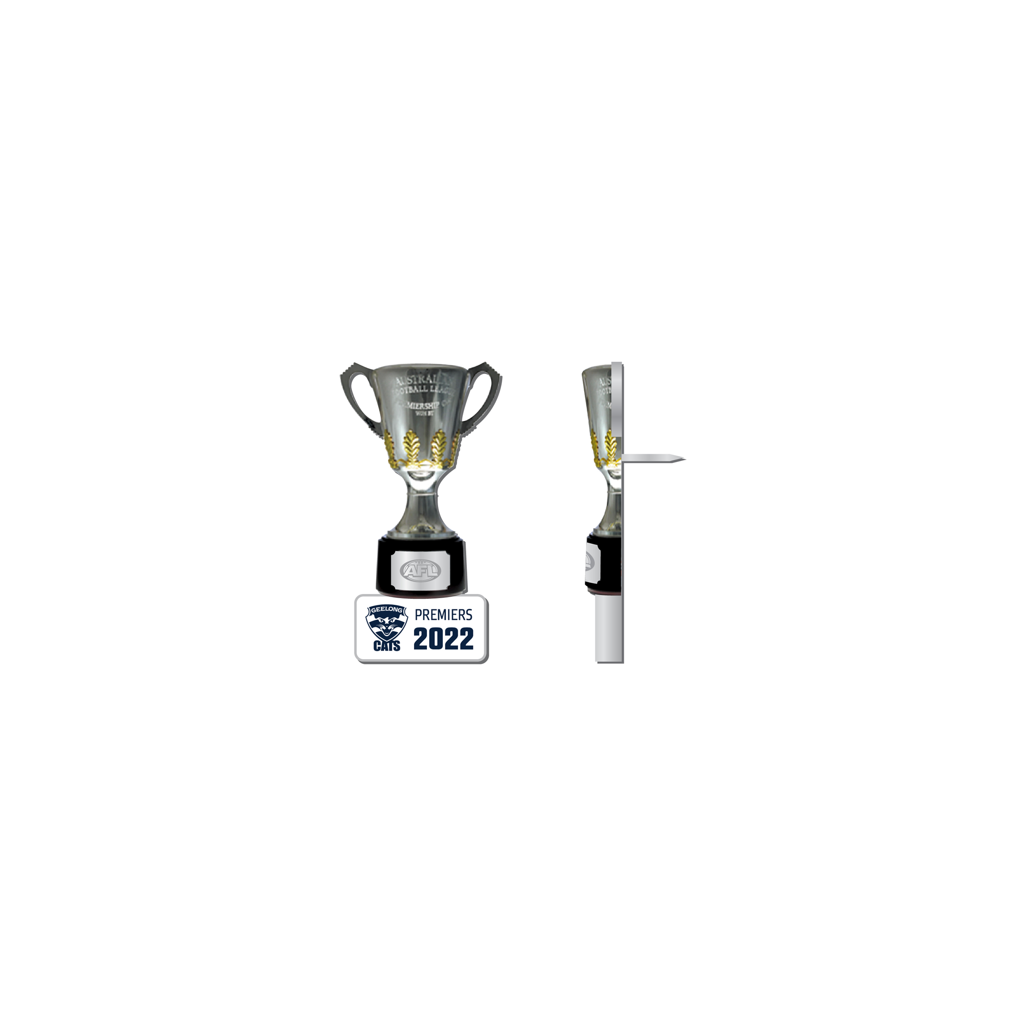 Geelong Cats Premiers Trophy Pin (Pre-Order November)