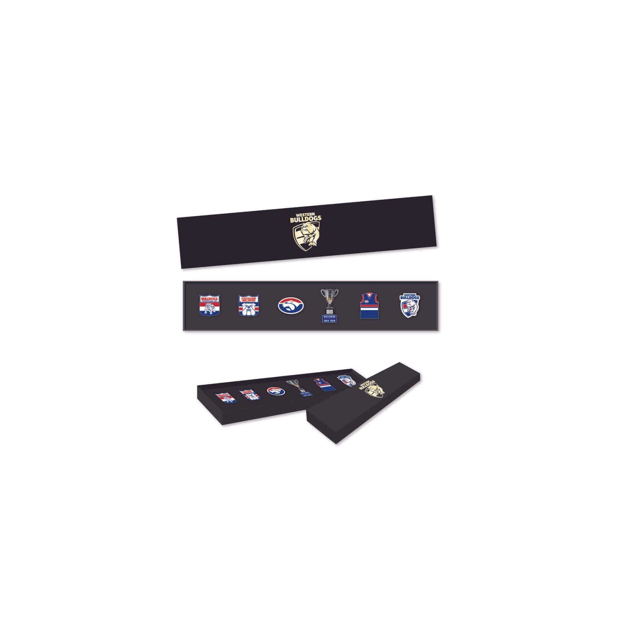 WESTERN BULLDOGS AFL PINSET_WESTERN BULLDOGS_STUBBY CLUB