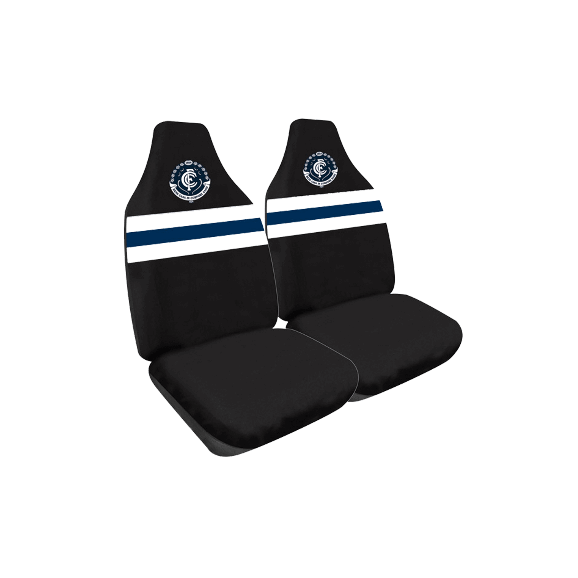 CARLTON BLUES CAR SEAT COVERS_CARLTON BLUES_ STUBBY CLUB