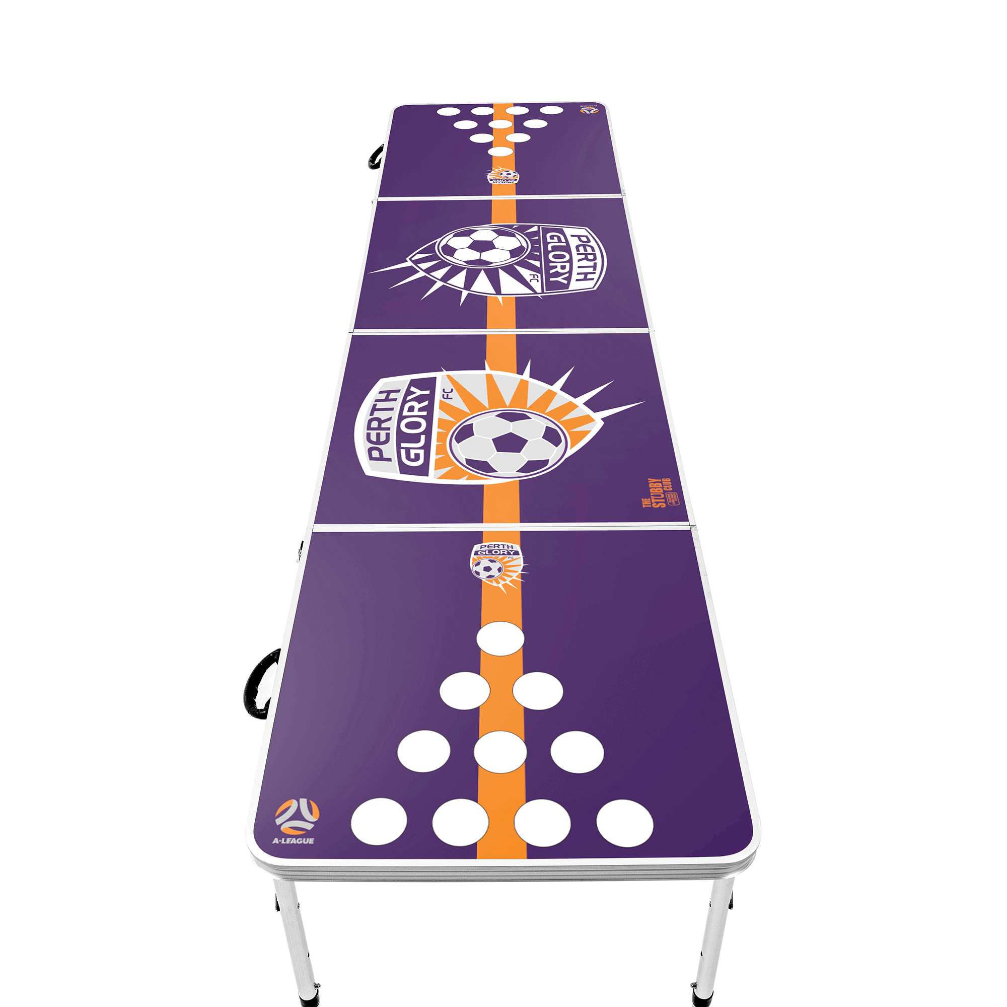 A-LEAGUE BEER PONG TABLE_PERTH GLORY_STUBBY CLUB