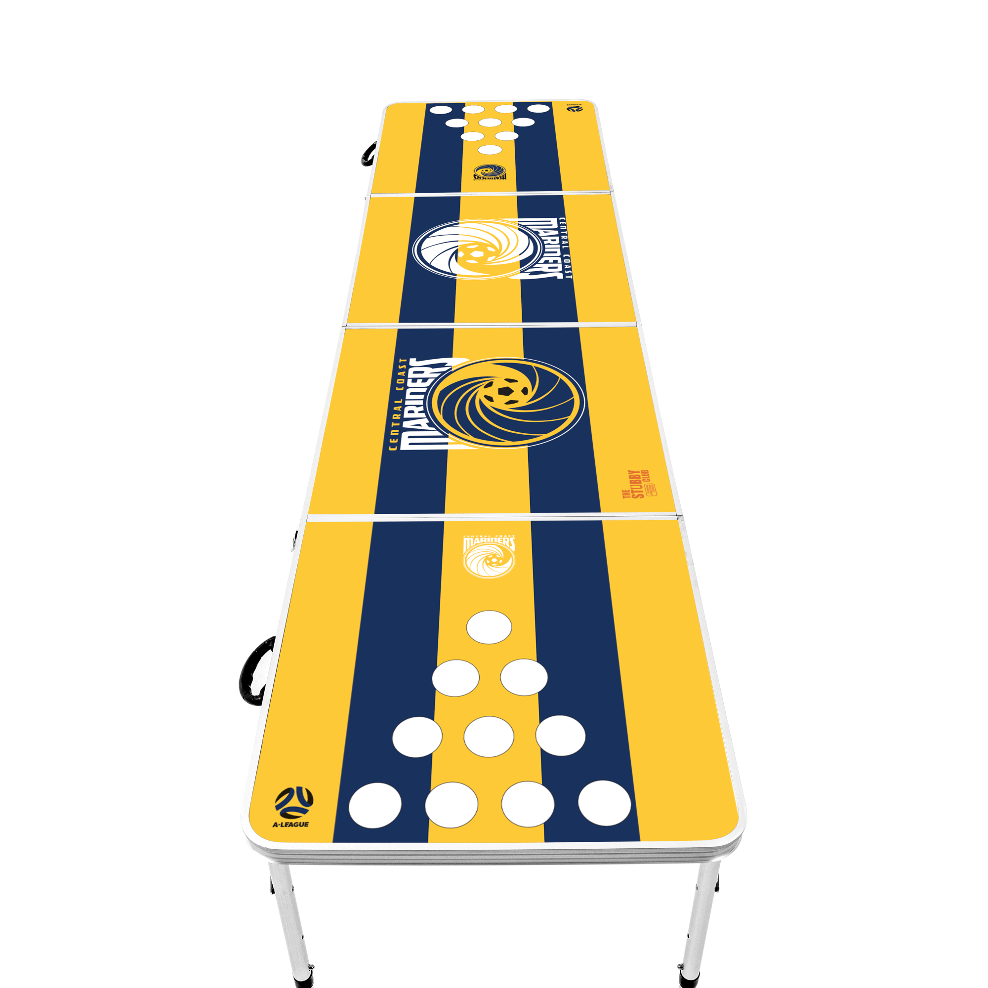 A-LEAGUE BEER PONG TABLE_CENTRAL COAST MARINERS_STUBBY CLUB