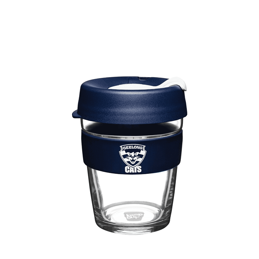 GEELONG CATS AFL BREW GLASS KEEPCUP_GEELONG CATS_STUBBY CLUB