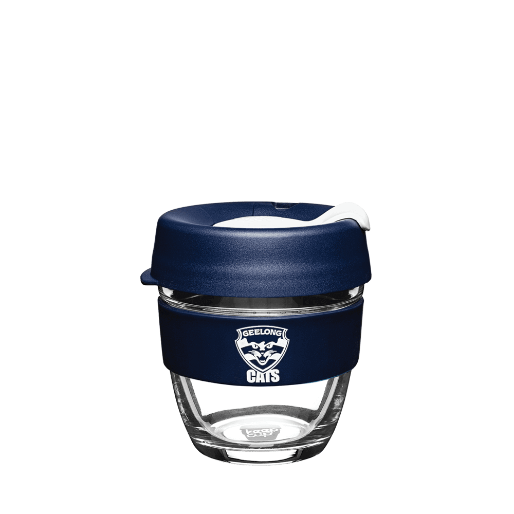 GEELONG CATS AFL BREW GLASS KEEPCUP_GEELONG CATS_STUBBY CLUB