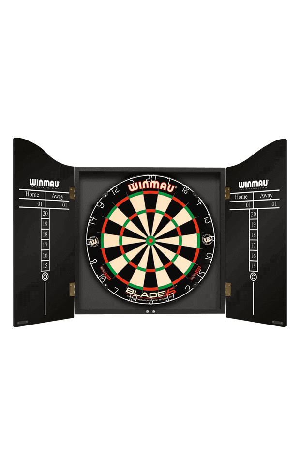 DARTBOARD AND CABINET SET_TEAM_STUBBY CLUB