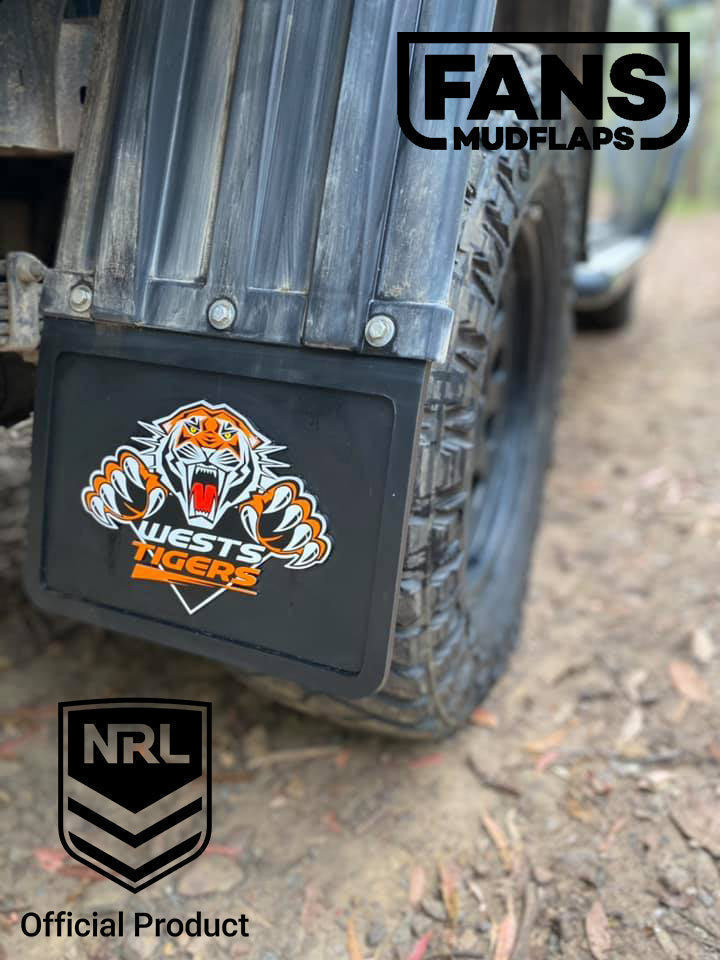 Wests Tigers NRL Mud Flaps