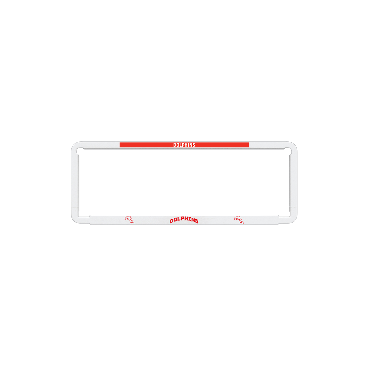 Dolphins NRL Number Plate Cover