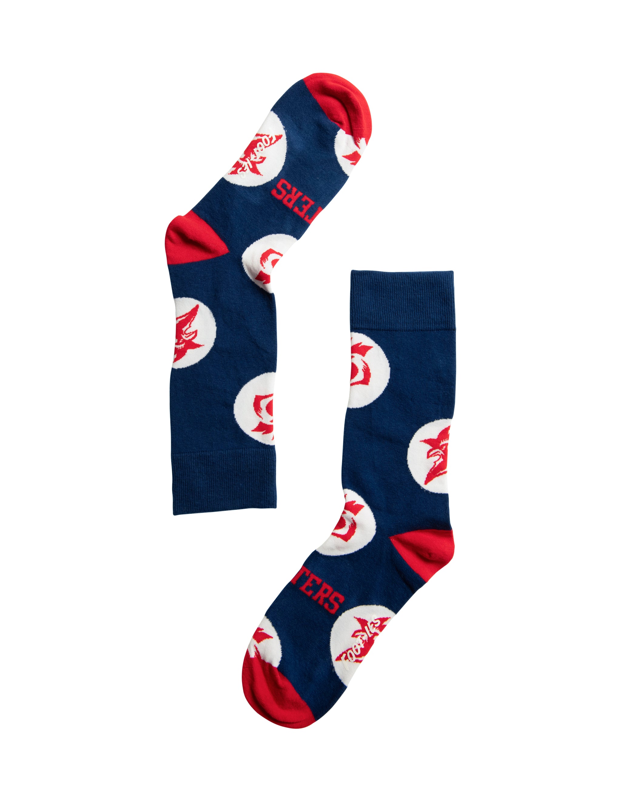 Sydney Roosters NRL Logo Dots Sock M/L