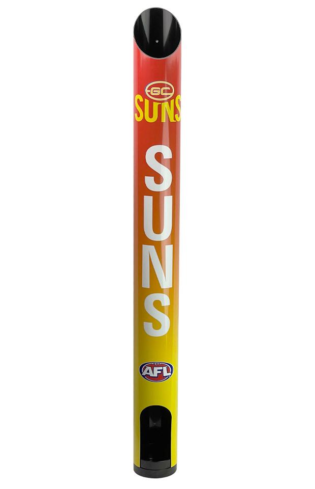 AFL STUBBY HOLDER DISPENSERS - CLICK FOR ALL TEAMS_GOLD COAST SUNS_STUBBY CLUB