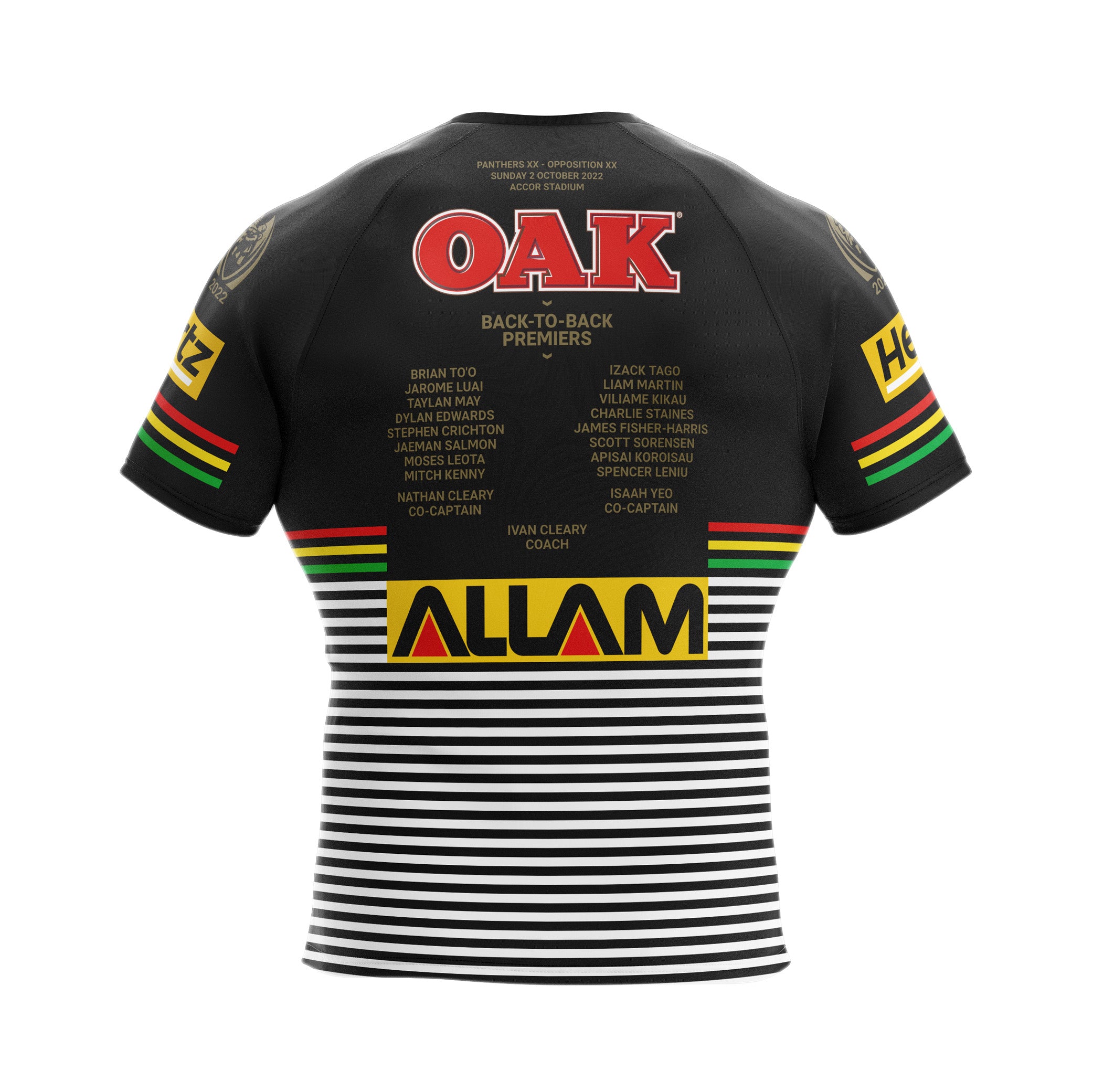 Penrith Panthers Back to Back Premiers NRL Guernsey (due early December!)