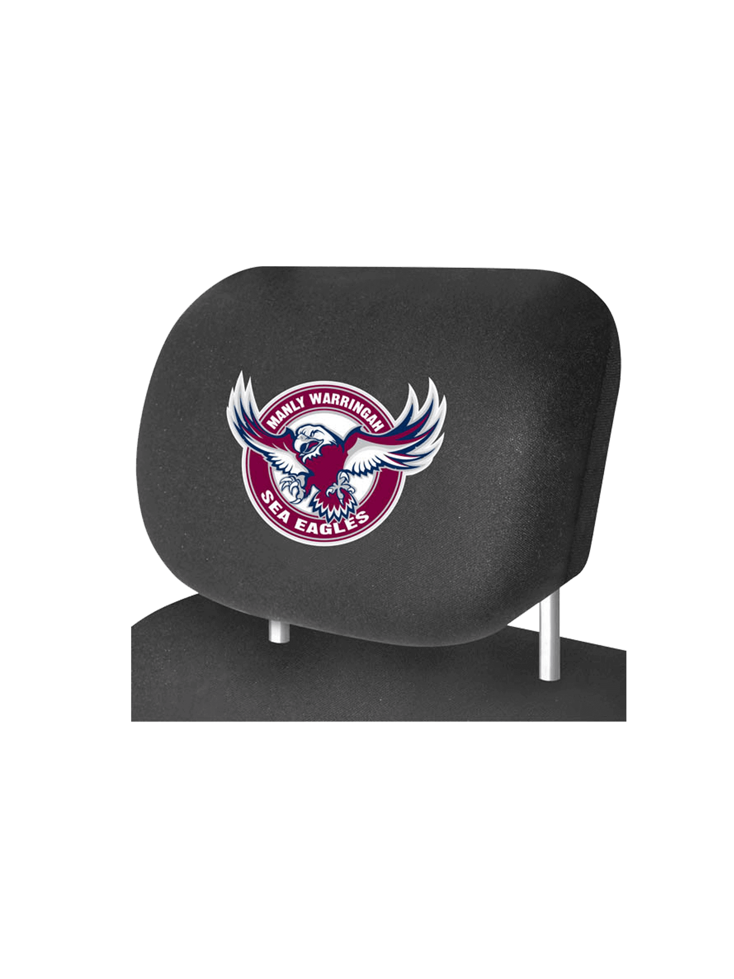 MANLY SEA EAGLES OFFICIAL HEADREST COVER_MANLY SEA EAGLES_STUBBY CLUB