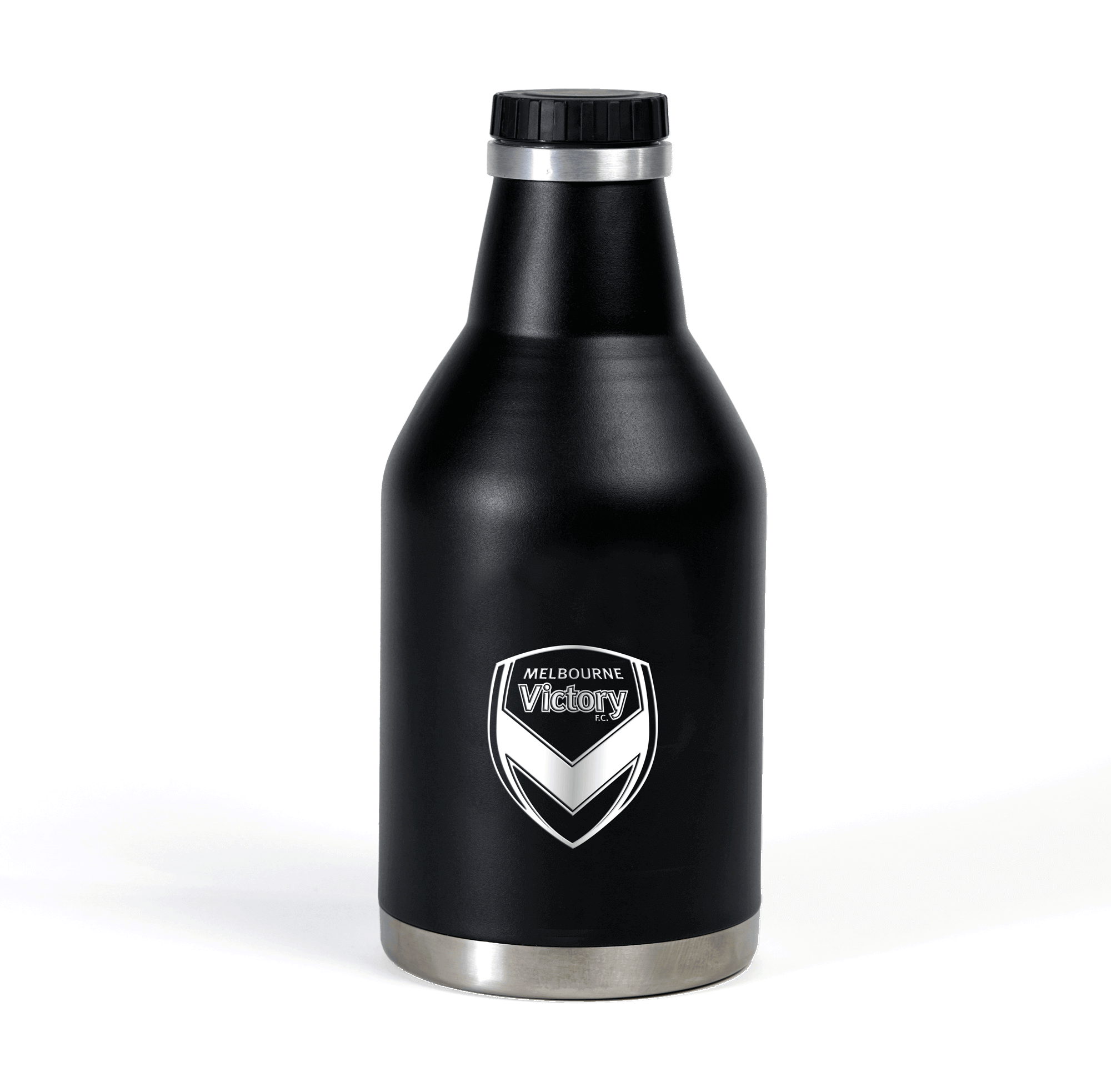 A-LEAGUE BEER GROWLER 2L_ MELBOURNE VICTORY_ STUBBY CLUB