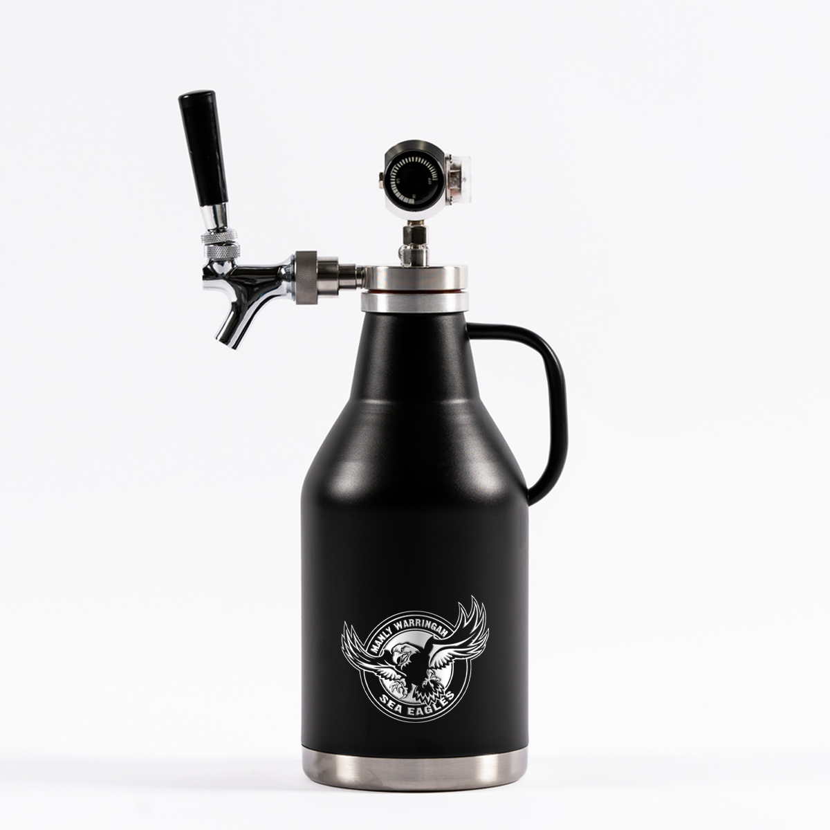 Manly Sea Eagles NRL Beer Growler 2L With Tap System